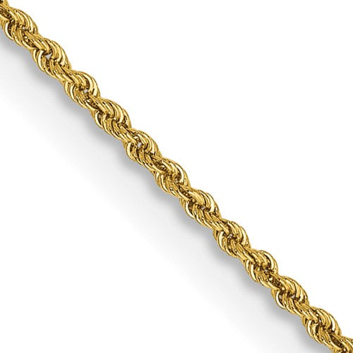 14k 1.5mm Solid Rope Chain
