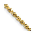 14k 2.25mm Solid Rope Chain