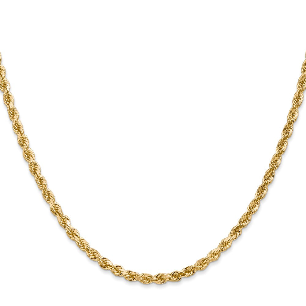 14k 3.0mm Diamond-cut Rope Chain