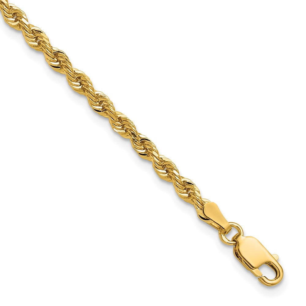 14k 3.0mm Diamond-cut Rope Chain