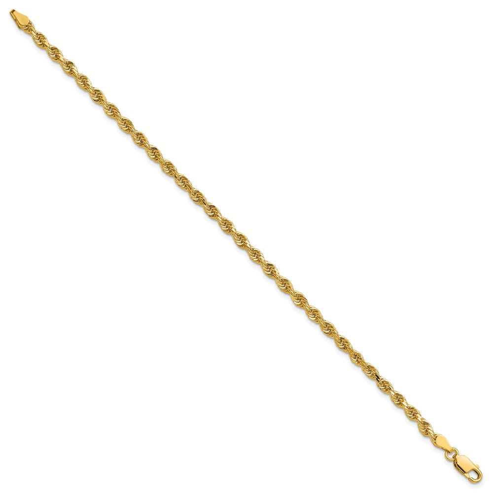 14k 3.25mm Diamond-cut Rope Chain