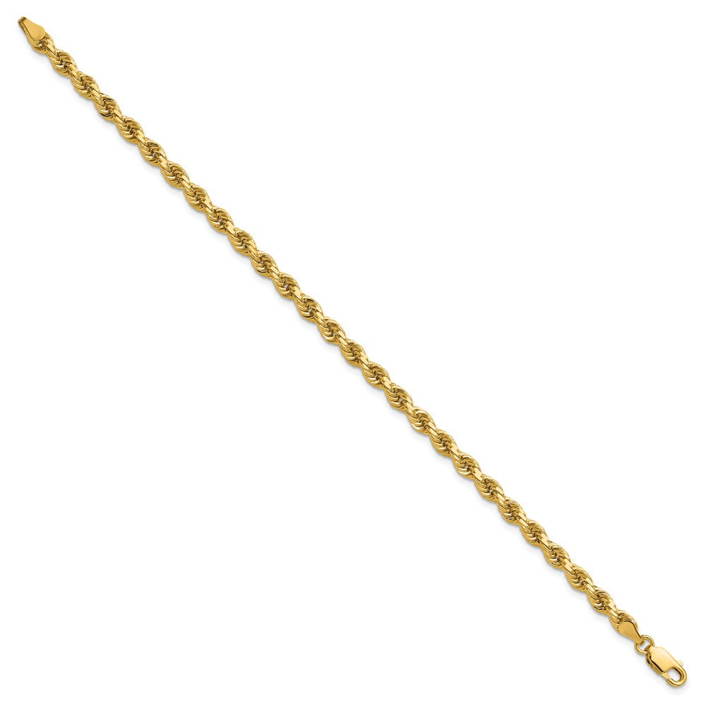 14k 4.0mm Diamond-cut Rope Chain