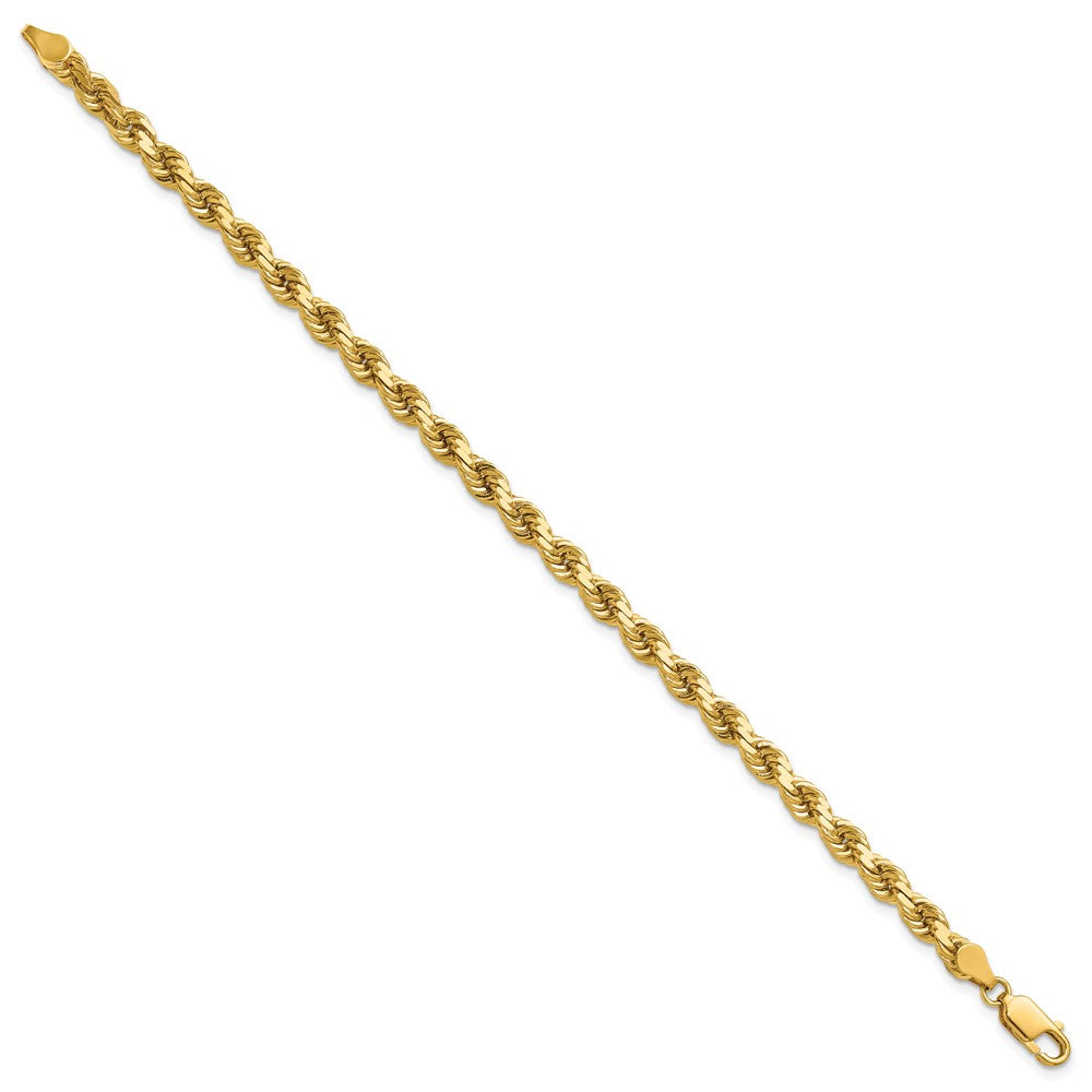 14k 4.5mm Diamond-cut Rope Chain