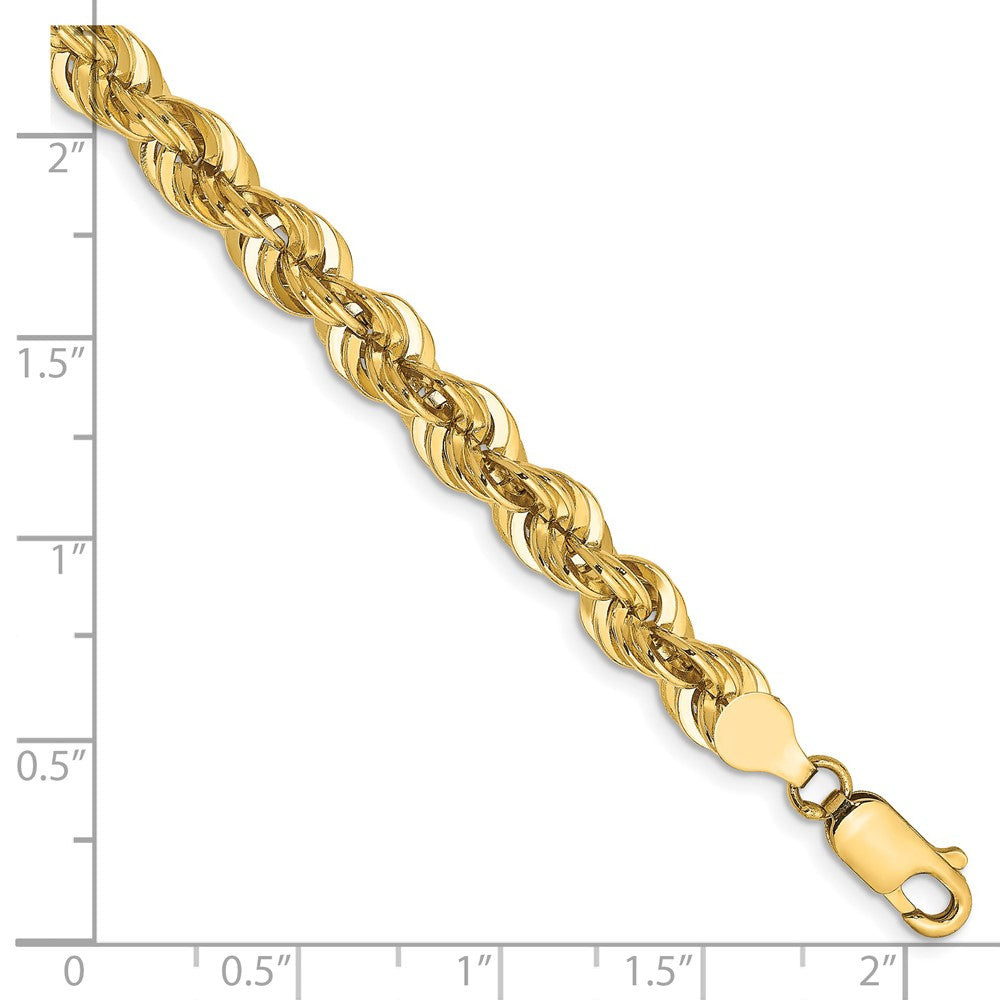 14k 6.0mm Solid Rope Chain