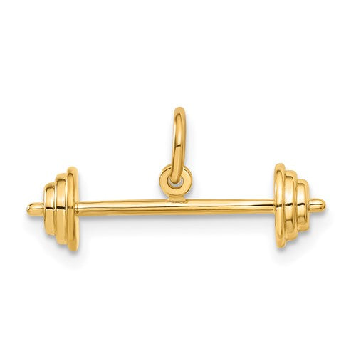 10k Barbell Charm