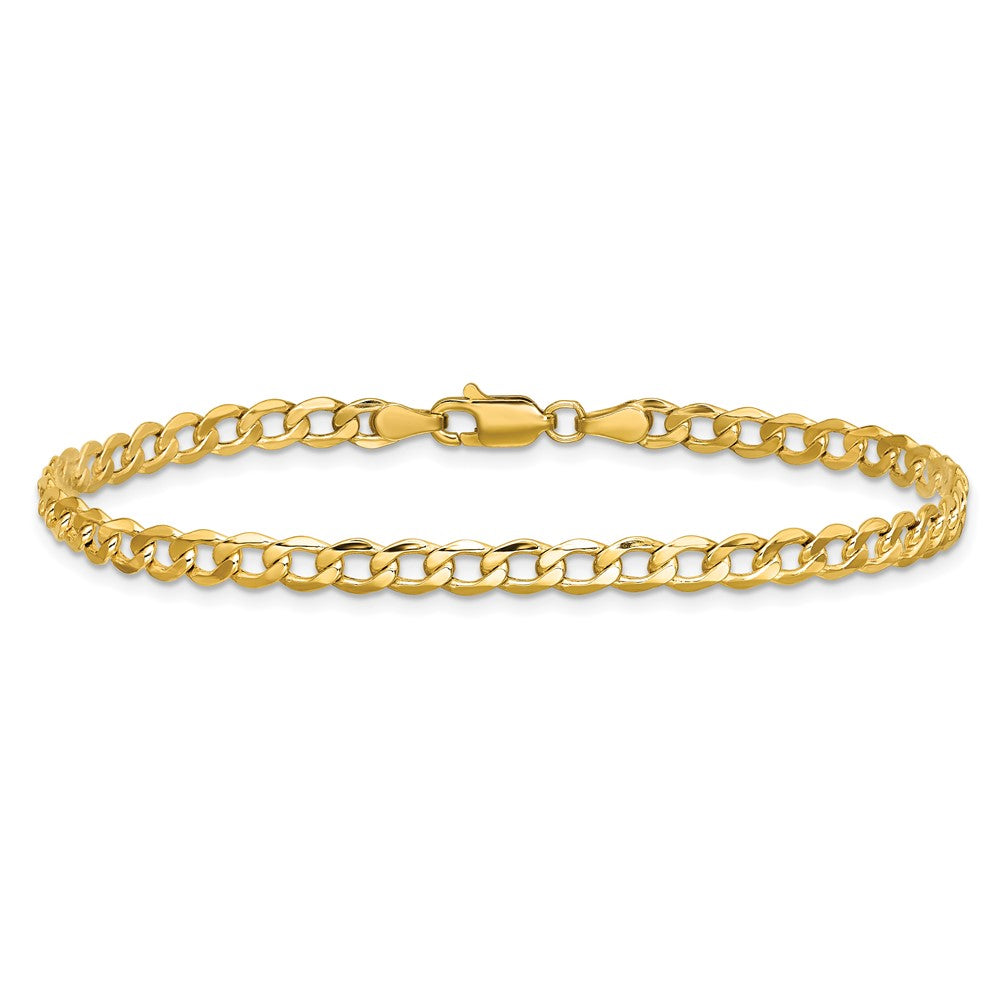 10k 4.3mm Semi-Solid Curb Link Chain
