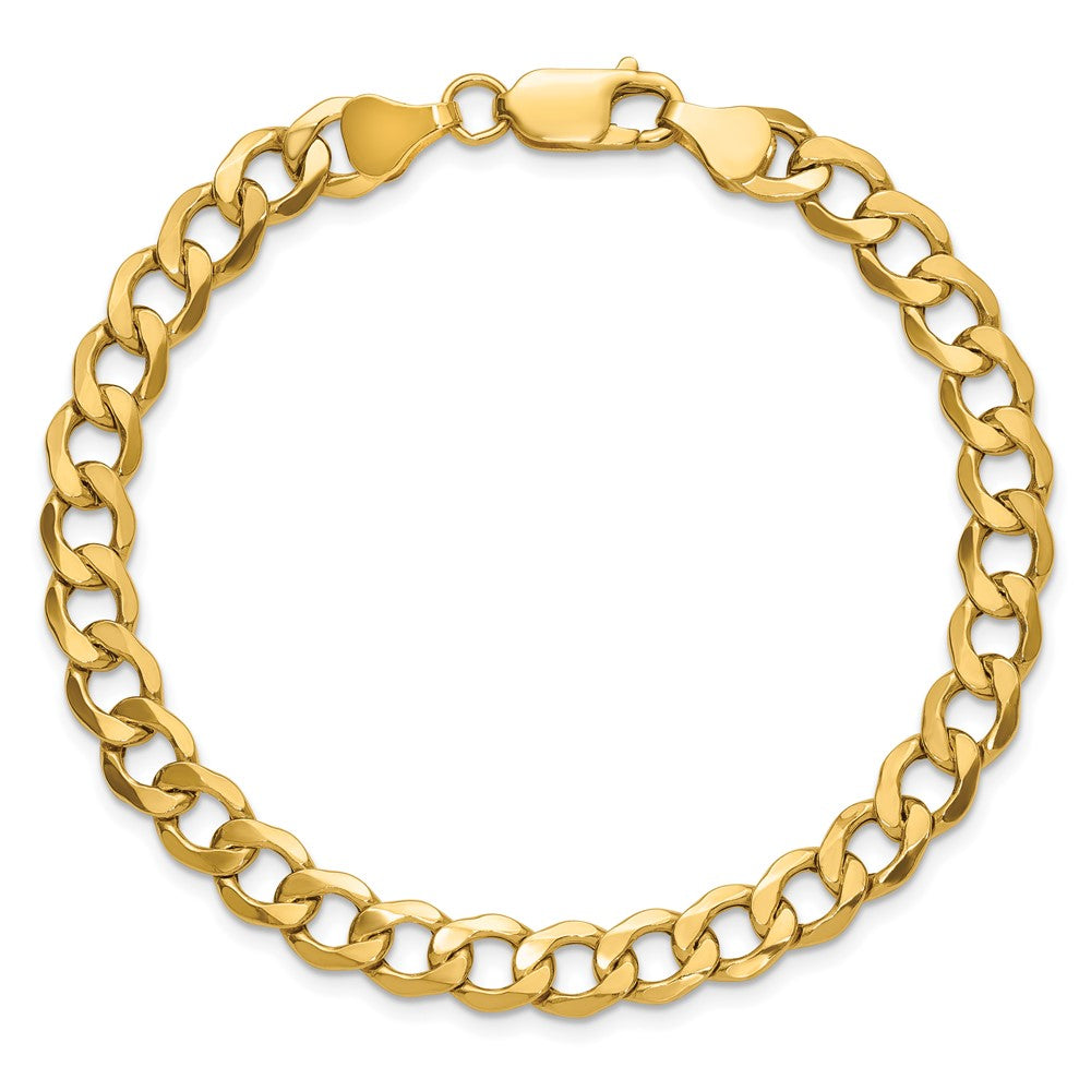 10k 6.5mm Semi-Solid Curb Link Chain