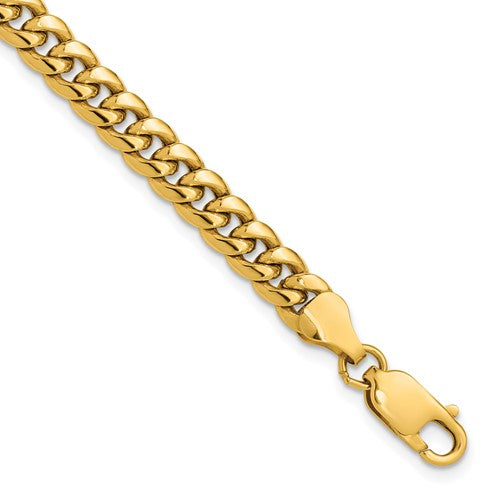 10k 6mm Semi-Solid Miami Cuban Chain