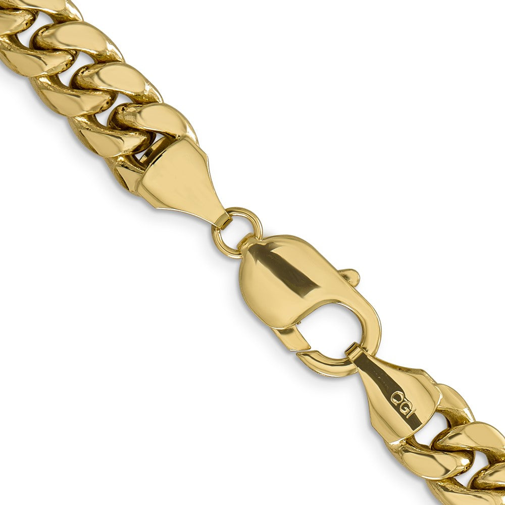 10k 9.3mm Semi-Solid Miami Cuban Chain
