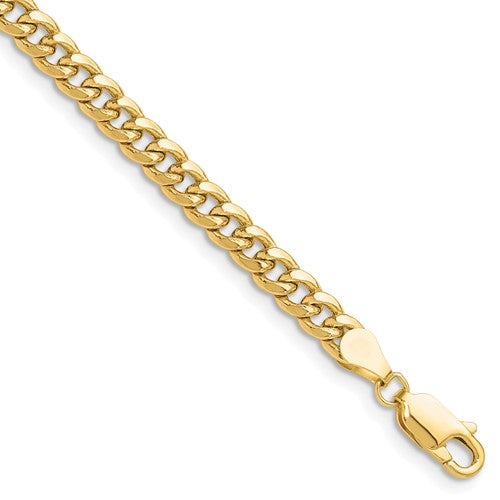 10k 4.5mm Semi-Solid Miami Cuban Chain