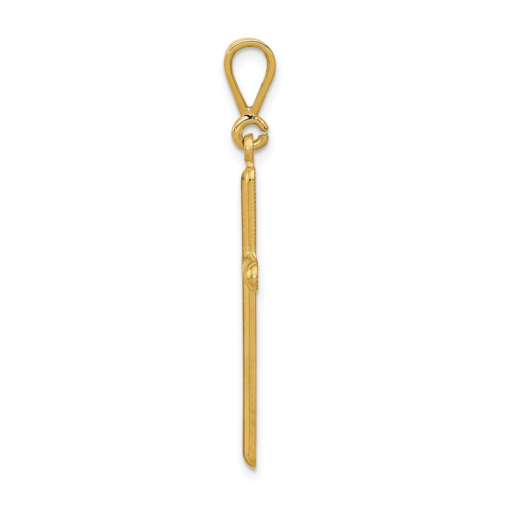 10k Cross Pendant