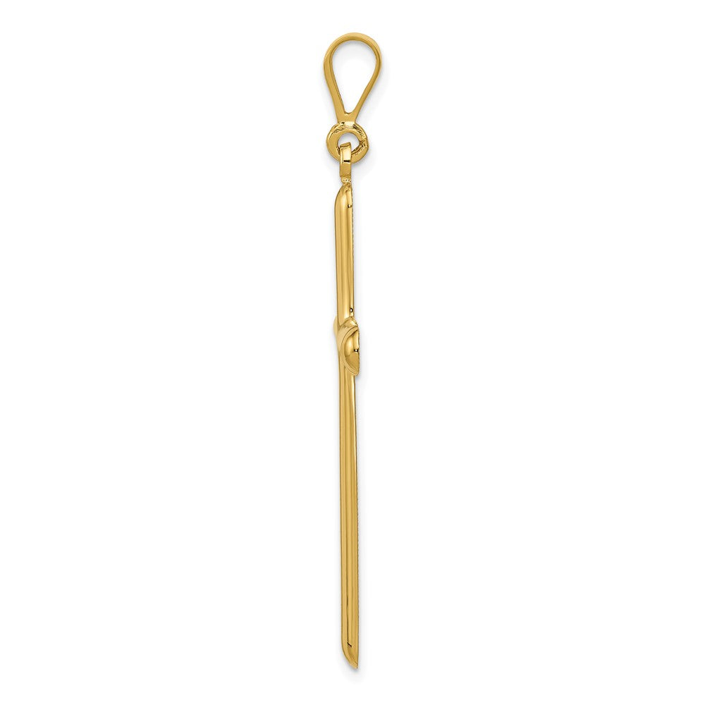 10k Cross Pendant