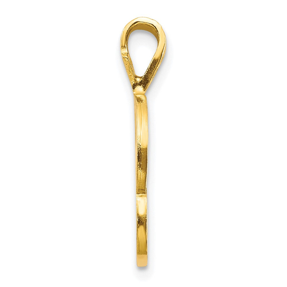 10k Initial P Pendant