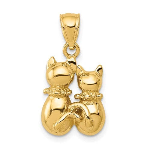 10K Cat Pendant