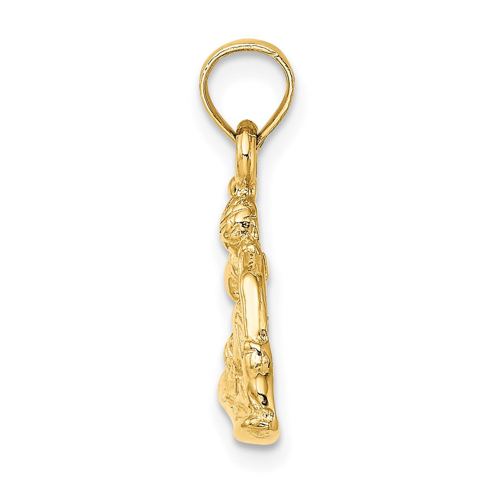 10K Snowboarder Charm