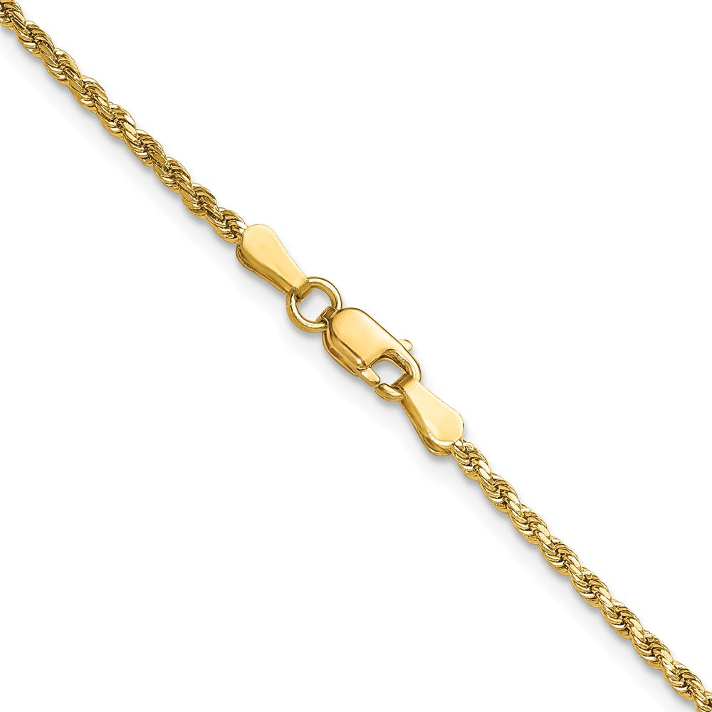 10k 2.0mm Semi-solid D/C Rope Chain