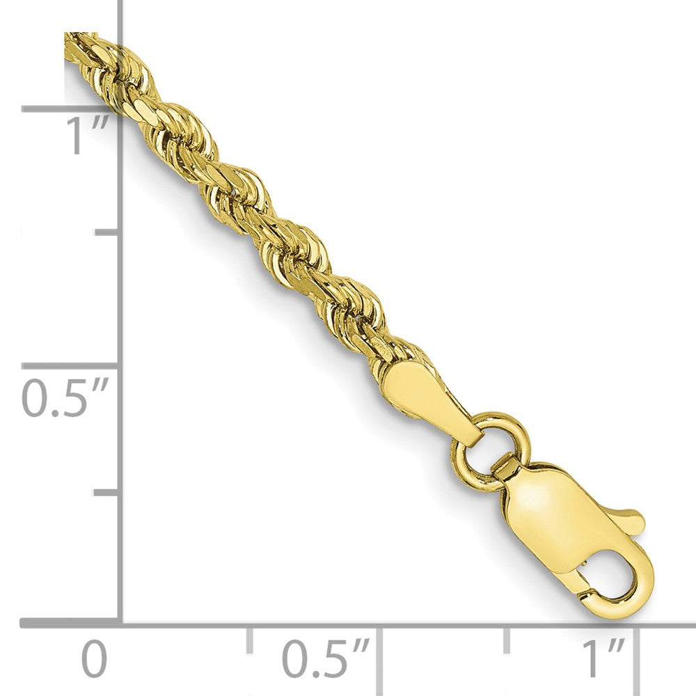 10k 3.0mm Semi-solid D/C Rope Chain