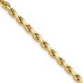 10k 3.0mm Semi-solid D/C Rope Chain