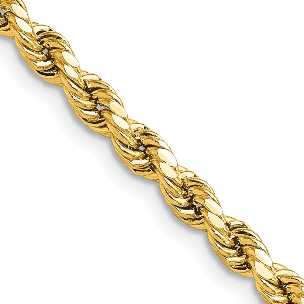 10k 4.0mm Semi-solid D/C Rope Chain