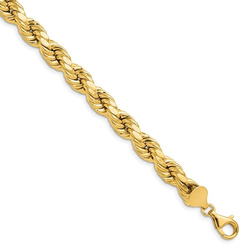 10k 8.0mm Semi-solid D/C Rope Chain