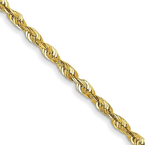 10k 1.5mm Ultra D/C Lightweight Rope Chain
