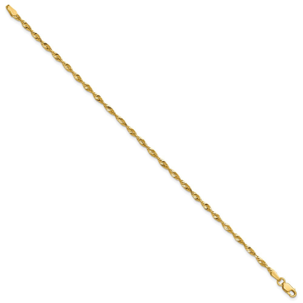10k 2.5mm Ultra D/C Lightweight Rope Chain