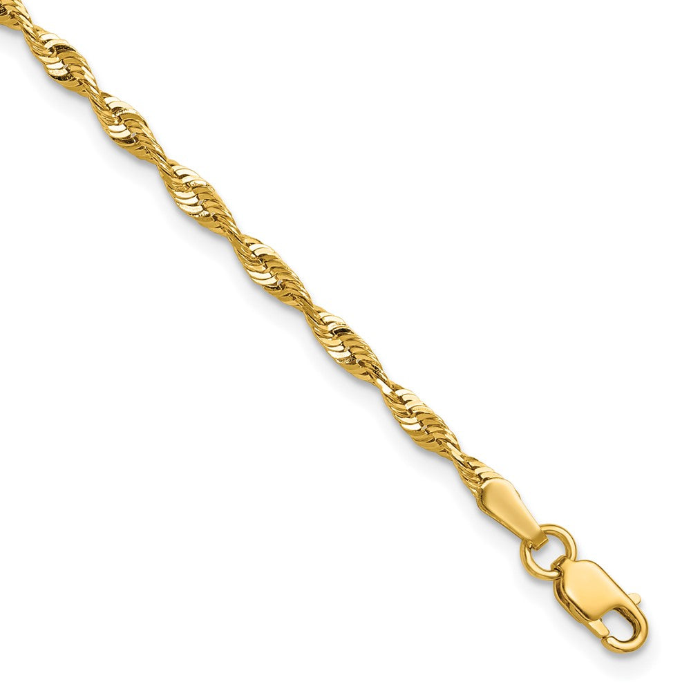 10k 2.5mm Ultra D/C Lightweight Rope Chain
