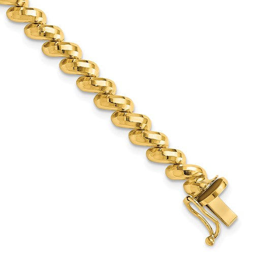 10k Faceted San Marco Bracelet