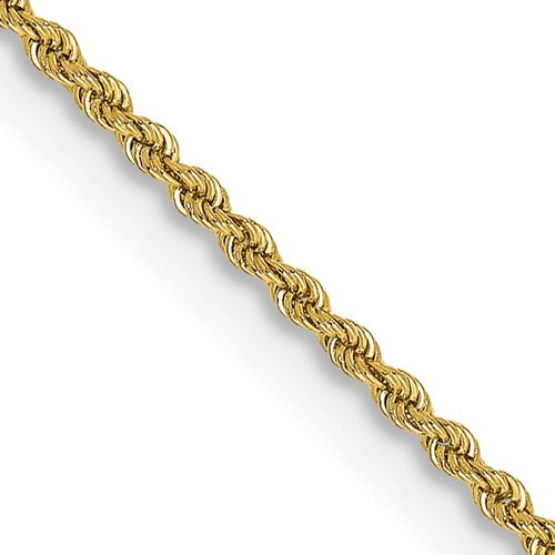10k 2.0mm Solid Rope Chain