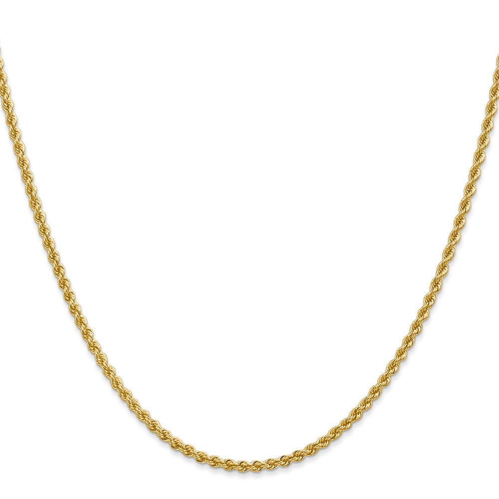 10k 2.25mm Solid Rope Chain