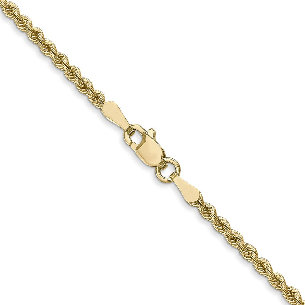 10k 2.25mm Solid Rope Chain