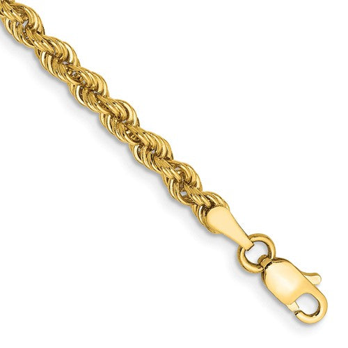 10k 3.0mm Solid Rope Chain