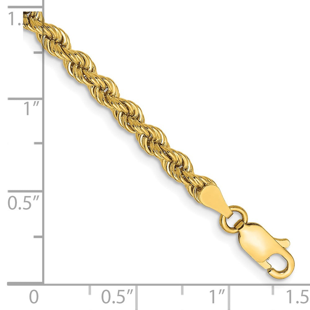 10k 3.65mm Solid Rope Chain
