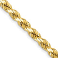 10k 4.5mm Diamond-cut Rope Chain