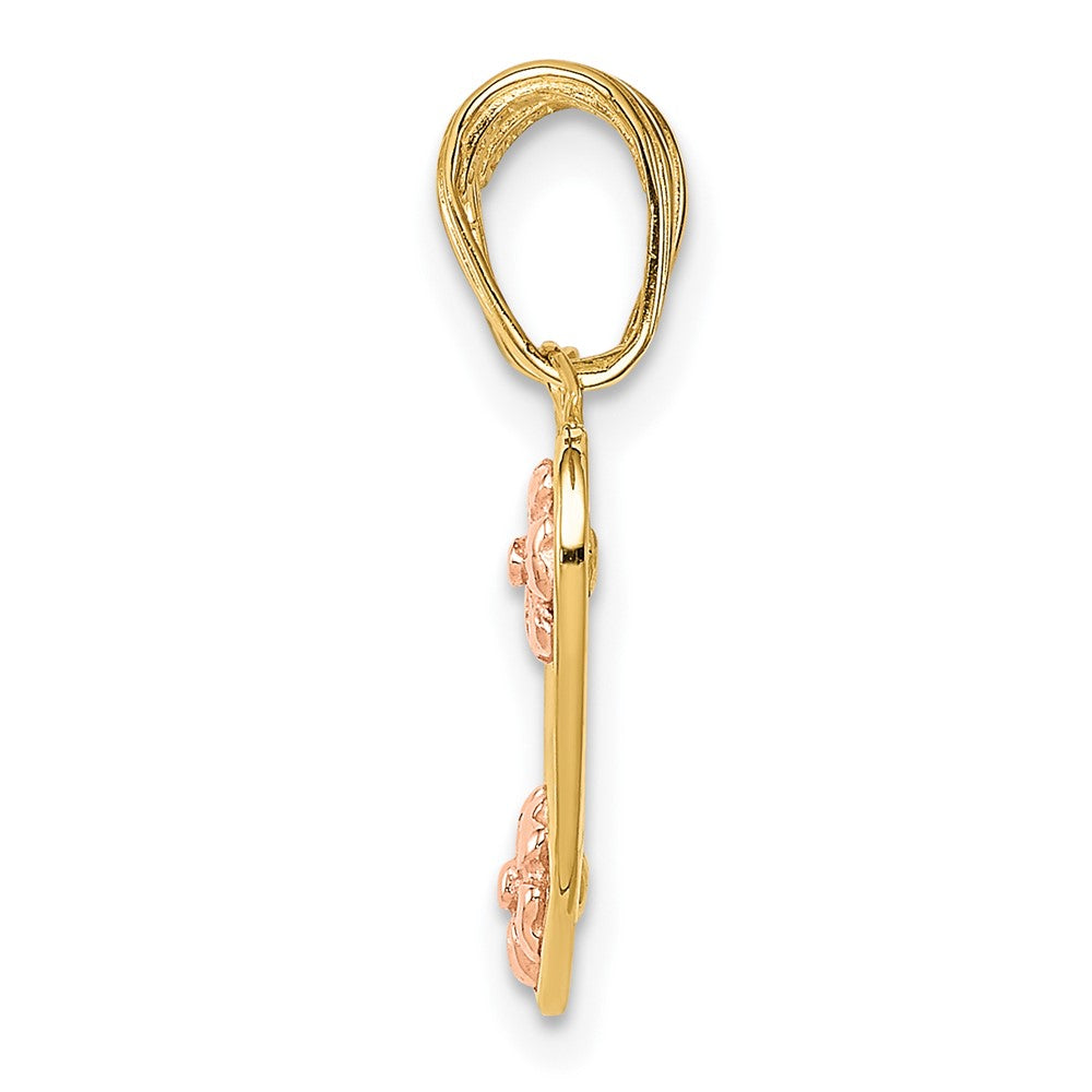 10K Two-tone MOMMY and ME Break-A-Part Charm