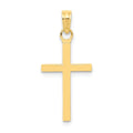 10k 3-D Cross Pendant