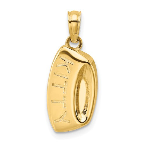 10K KITTY Bowl Charm