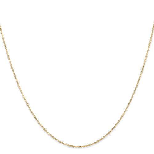 10k .6 mm Carded Cable Rope Chain