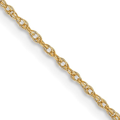 10k .7mm Carded Cable Rope Chain