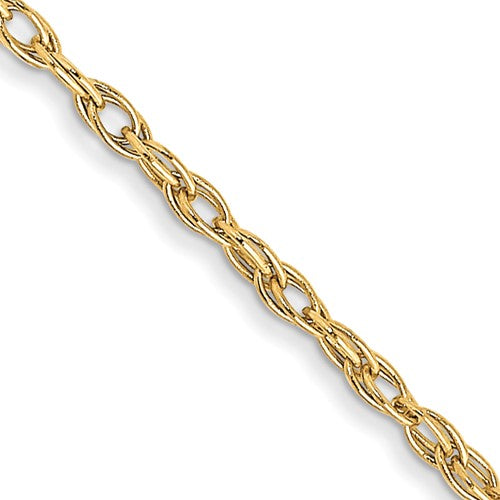 10k 1.15mmCarded Cable Rope Chain