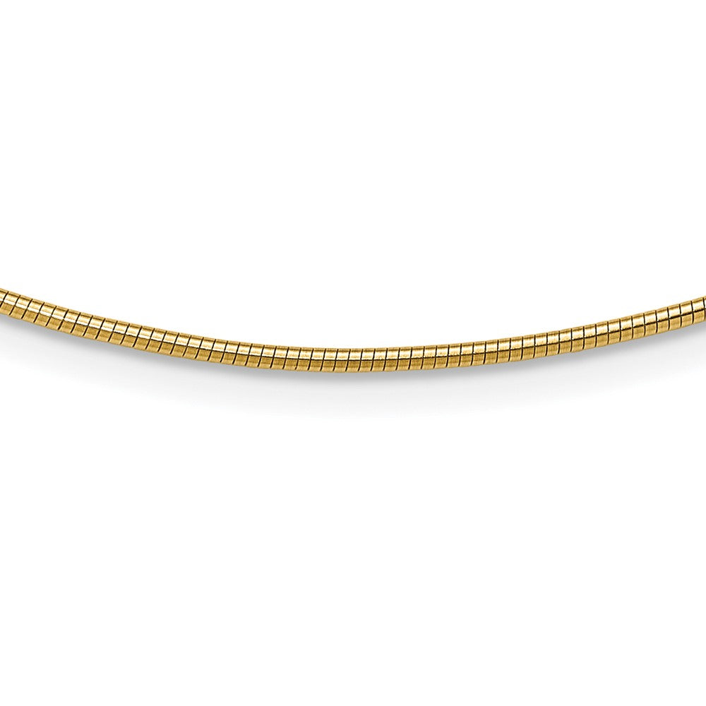 10k Yellow Gold 1.4mm Round Omega