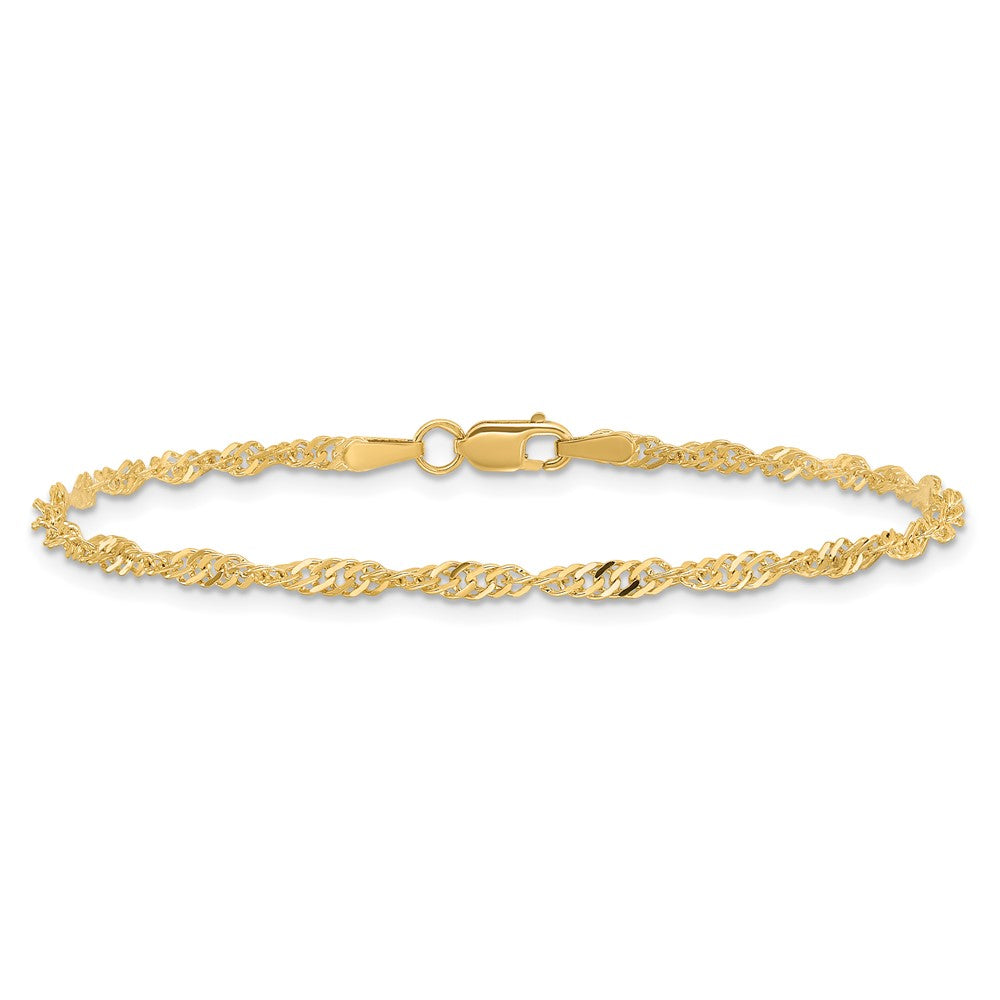 10k 2mm Singapore Chain