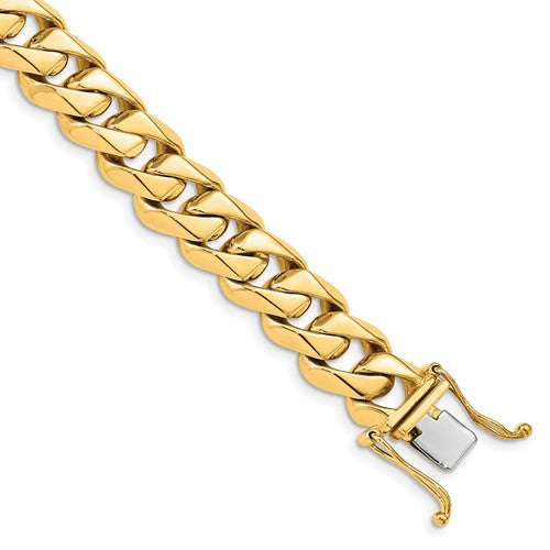 10k 11mm Hand-Polished Traditional Link Chain