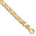 10k 6.2mm Hand-Polished Fancy Link Chain
