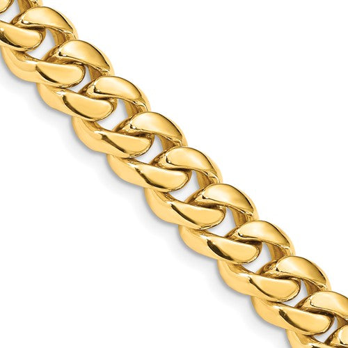 10k 8.7mm Hand-polished Miami Cuban Chain