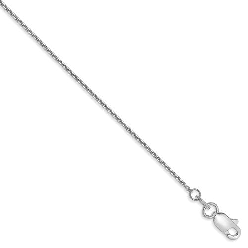 10k WG .95mm D/C Cable Chain Anklet