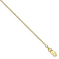 10k 1mm Round Open Link Cable Chain Anklet