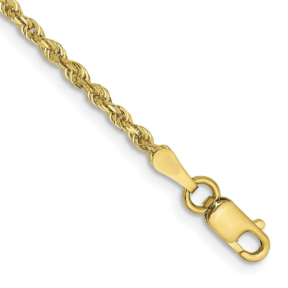 10k 2.0mm D/C Quadruple Rope Chain Anklet
