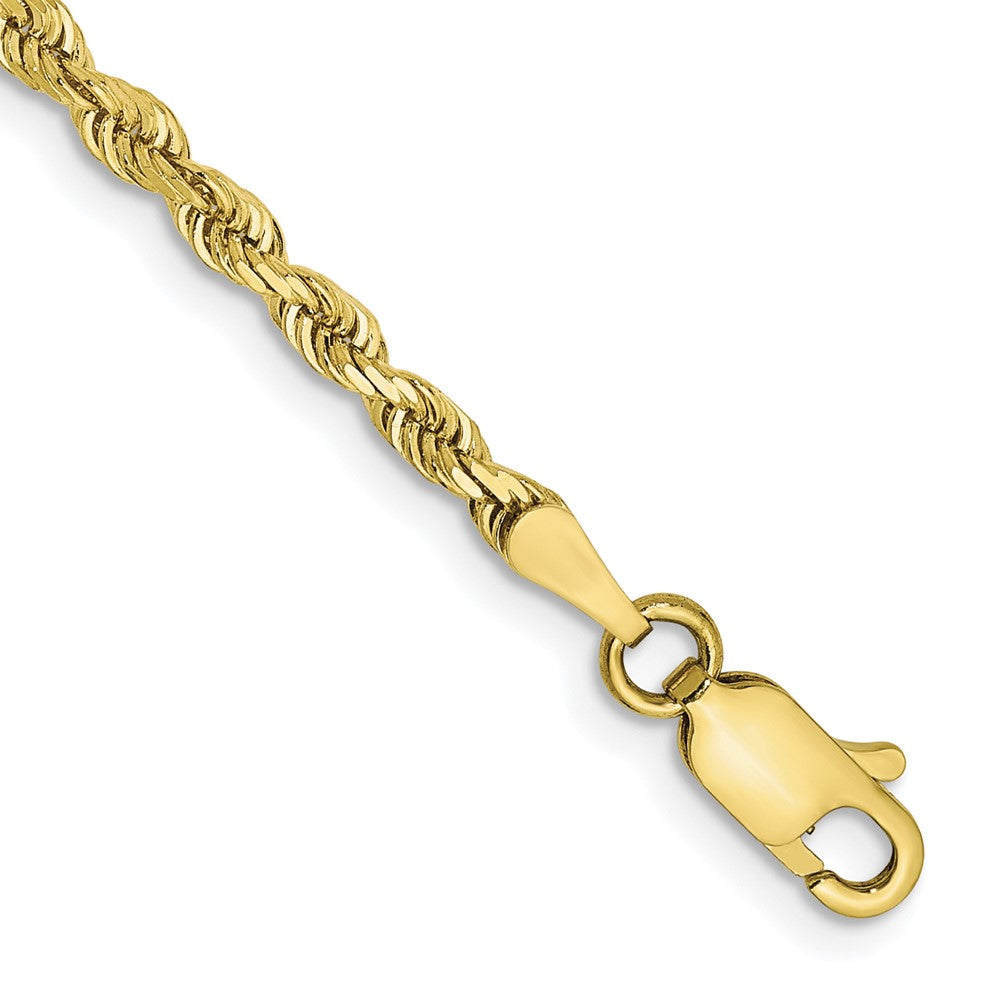 10k 2.75mm D/C Quadruple Rope Chain Anklet
