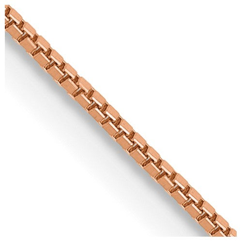 10k Rose Gold .70mm Box Chain